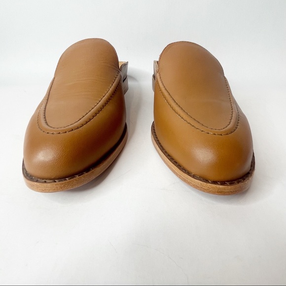 NWOB Lulus Tan Leather Slip-On Mules Size 8.5 - Picture 5 of 10